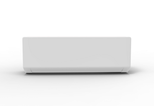 Air Conditioner 2 AC front view with shadow 3d render