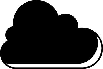 cloud flat web icon concept