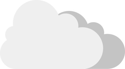 cloud computing flat web icon concept