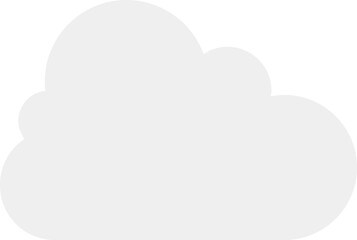 cloud flat web icon concept