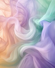 Obraz premium A colorful piece of fabric with a rainbow pattern