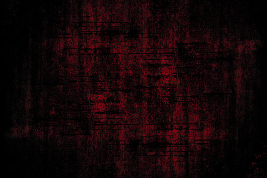 abstract texture background scary and scratch red and black