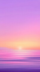 Fototapeta premium Serene Sunrise over the Ocean: A mesmerizing view of the sunrise over the ocean, with a soft blend of pastel hues, evoking a sense of tranquility and peace. 