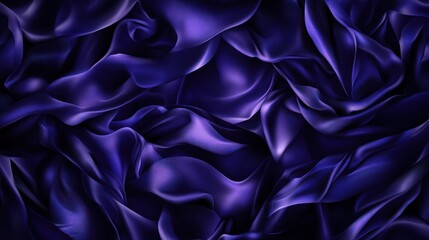 Obraz premium Luxurious Purple Silk Fabric with Elegant Folds and Smooth Texture