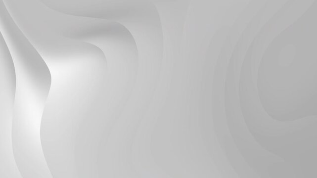 White abstract background with soft curves. Suitable for minimalistic design, presentation slides, website backgrounds, or artistic wallpapers with a soothing aesthetic.