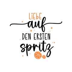 German Aperol svg png Design ,Liebe auf den ersten spritz , Holy Aperoli svg , Aperol jaunt svg , Cricut Silhouette Studio plotter file