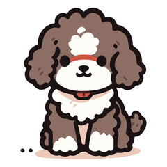 Dog illustration puppy pet vector