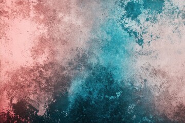 Obraz premium Elegant vintage textured backdrop in rosy brown, teal blue, and slate gray hues for inspiring posters or postcards, showcasing a refined distressed look for unique creative endeavors