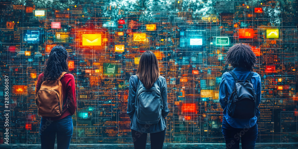 Aufkleber ai enhancing social media interaction with personalized content management and diverse user experien