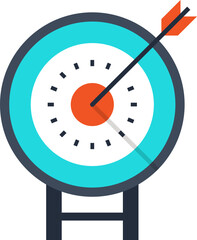 target flat web icon concept