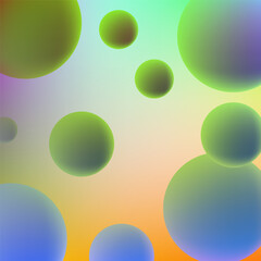 abstract background with bubbles