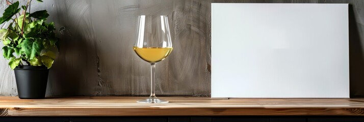 Easter themed mockup for bar or restaurant display design. Copy space. Free space for text