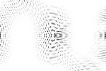 Vector circle halftone texture effect background.