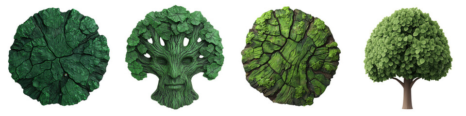Obraz premium Captivating Imagery of Diverse Patterns and Textures Created by Vibrant Green Leaves Lush Foliage and Flourishing Natural Growth Across a Range of Botanical Formations