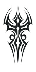 tribal pattern tattoo vector art design, tattoo tribal abstract sleeve, sketch art design isolated on white background.