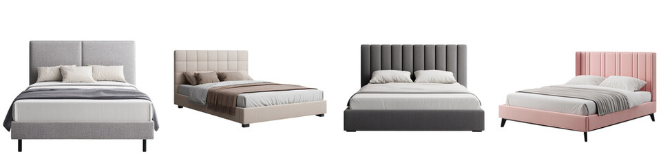 Stylishly Designed Bedrooms Showcasing Modern and Minimalist Furnishings for Comfort and Relaxation  Cozy and Elegant Bedroom Interiors with Comfortable Beds Plush Bedding