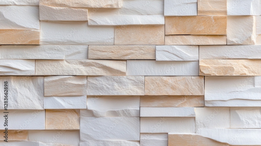 Poster this background features a seamless arrangement of bricks showcasing natural colors and textures. id