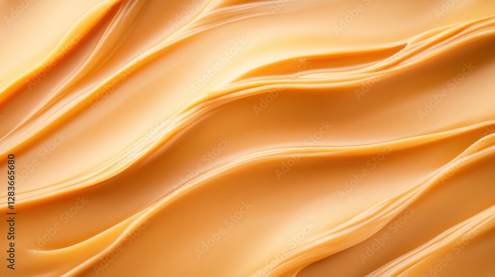 Poster warm caramel tones create a smooth flowing texture that resembles melted candy. this background offe