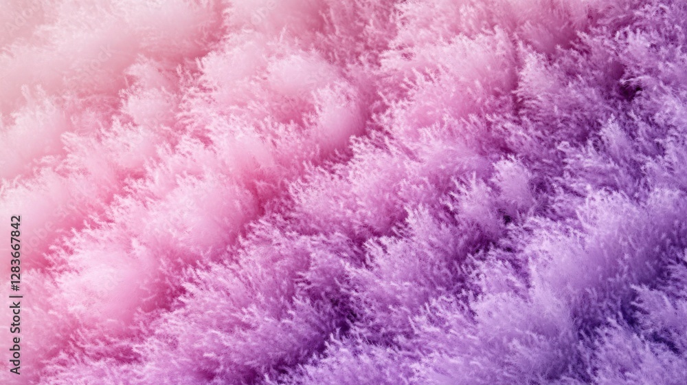 Poster soft lavender hues blend beautifully in this close-up view of a lavender field creating a calming te