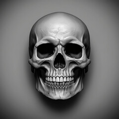 Obraz premium skull on black