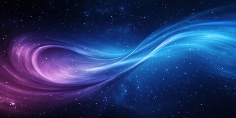 Cosmic swirls in shades of blue and purple flow seamlessly in a dark backdrop creating a dreamy atmosphere perfect for artistic designs digital projects or abstract backgrounds