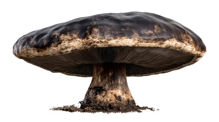 mushroom on a white background