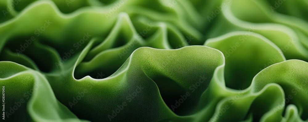 Poster textured layers of vibrant green algae create a stunning background ideal for use in design projects