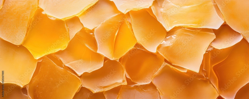 Aufkleber this amber texture features smooth translucent layers with a warm golden hue. the unique arrangement