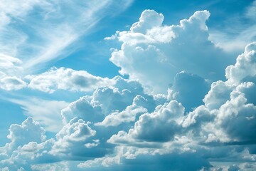 blue sky with clouds