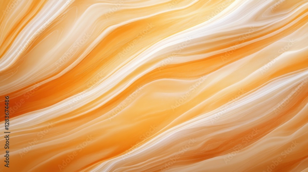 Poster smooth and warm amber texture features flowing patterns that create an inviting ambiance. ideal for 