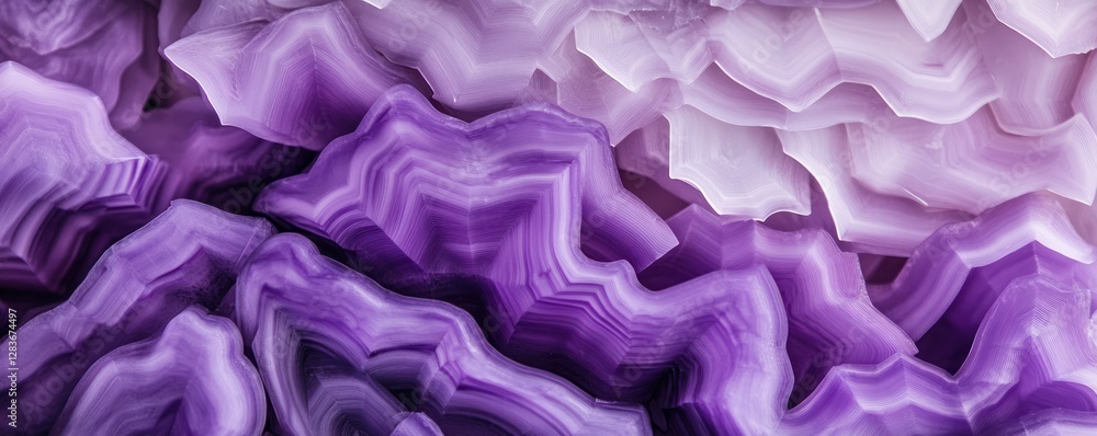 Poster lush amethyst formations create a mesmerizing texture filled with intricate layers and captivating g