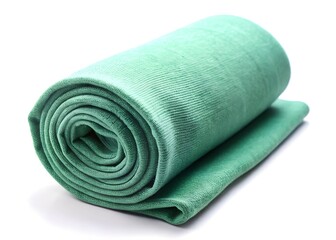 jersey fabric roll isolated on a white background