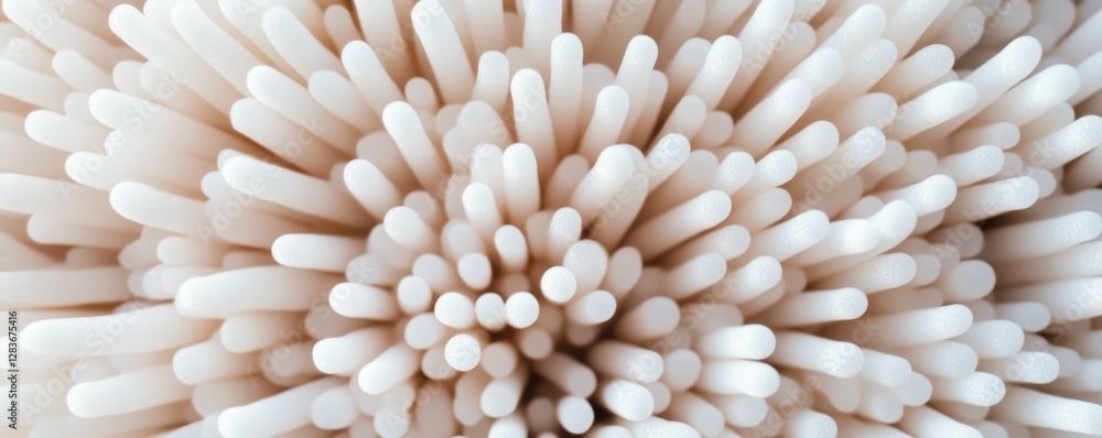 Poster large clusters of soft white bacterial structures create a unique texture in this background