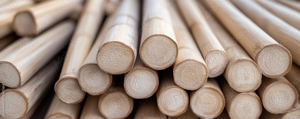 Poster this bamboo texture background features closely arranged bamboo poles that create a serene atmospher
