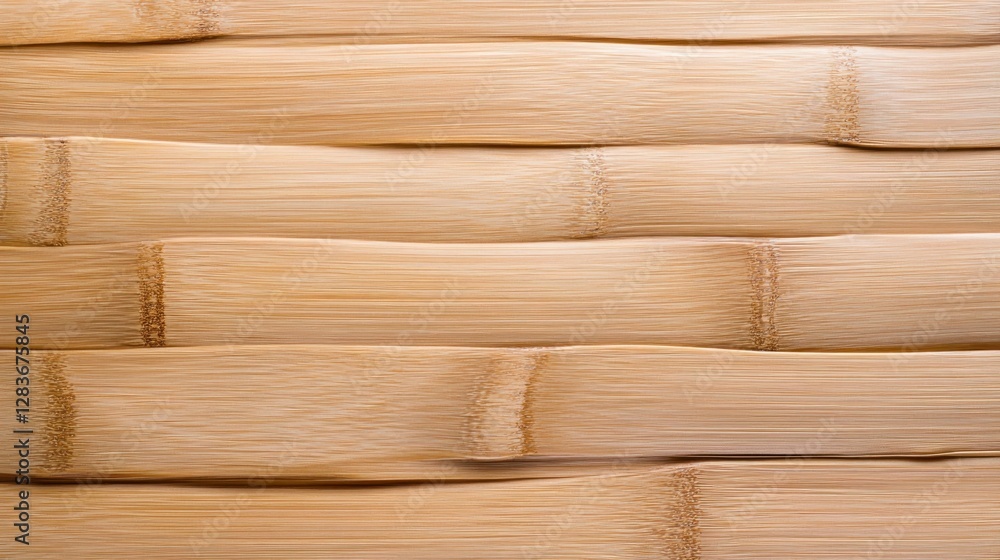 Poster this bamboo texture features smooth natural lines in a warm tone creating an inviting backdrop. the 