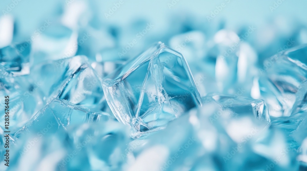 Poster this captivating blue ice texture provides a fresh and cool backdrop ideal for various design projec