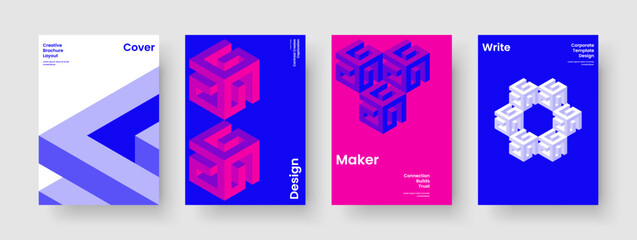 Abstract Brochure Template. Geometric Report Design. Modern Flyer Layout. Poster. Banner. Book Cover. Background. Business Presentation. Leaflet. Pamphlet. Portfolio. Magazine. Notebook. Journal