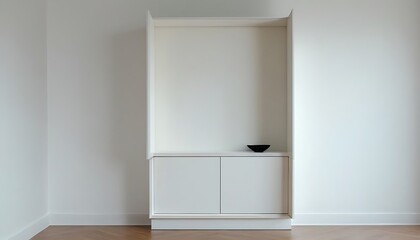 Cabinet mockup in modern empty room,white wall.indoor, apartment, carpet, comfortable, couch, elegant, floor, furniture, hotel, lamp, leg, living, living room, luxury, minimalist,165