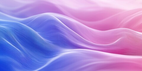 Obraz premium Abstract background with wavy lines in blue and pink colors