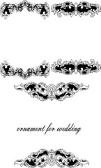 set of decorative elements for design