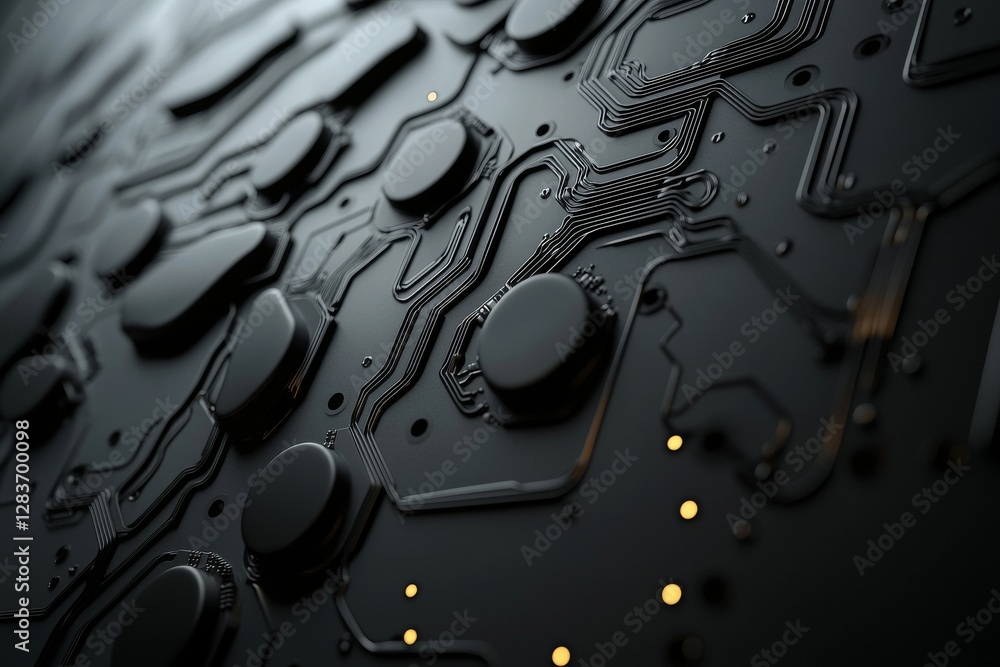 Poster a 3d illustration of a realistic robot or cyber armor model is shown, with a close-up view of crypto