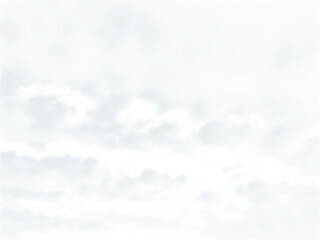 Light clouds in the sky isolated on white. Transparent cloudscape overlay texture for design and...