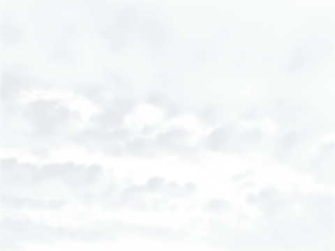 Light clouds in the sky isolated on white. Transparent cloudscape overlay texture for design and edits.