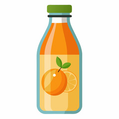 bottle of orange juice