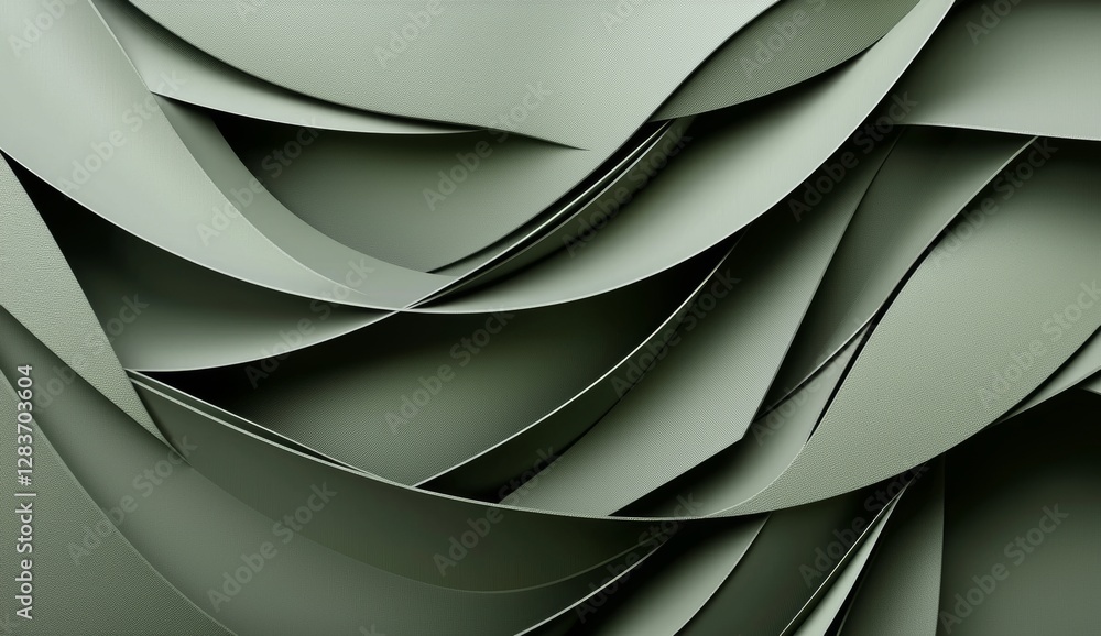 Poster a green abstract texture serves as a background, providing empty copy space for text, a wall structu
