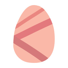 Easter Egg. Cute illustration, vector, color, simple.