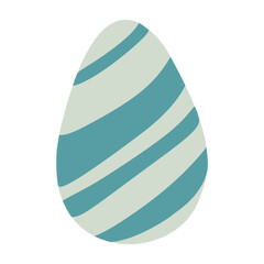 Easter Egg. Cute illustration, vector, color, simple.