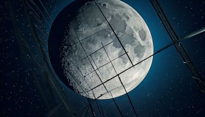 moon and earth