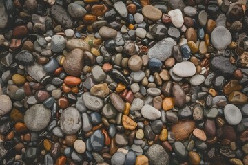 Naklejka premium pebbles on the beach