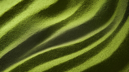 close up of green tea powder, matcha texture, matcha powder
